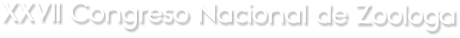 XXVII Congreso Nacional de Zoología